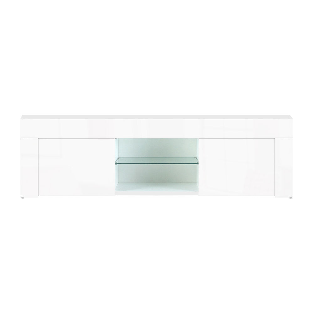 Marlook Entertainment Unit TV Cabinet 130cm White Ivan