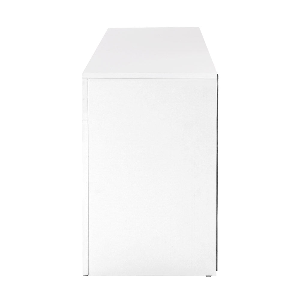 Marlook Entertainment Unit TV Cabinet 130cm White Ivan