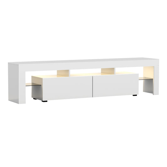 Marlook Entertainment Unit TV Cabinet LED 189cm White Elo
