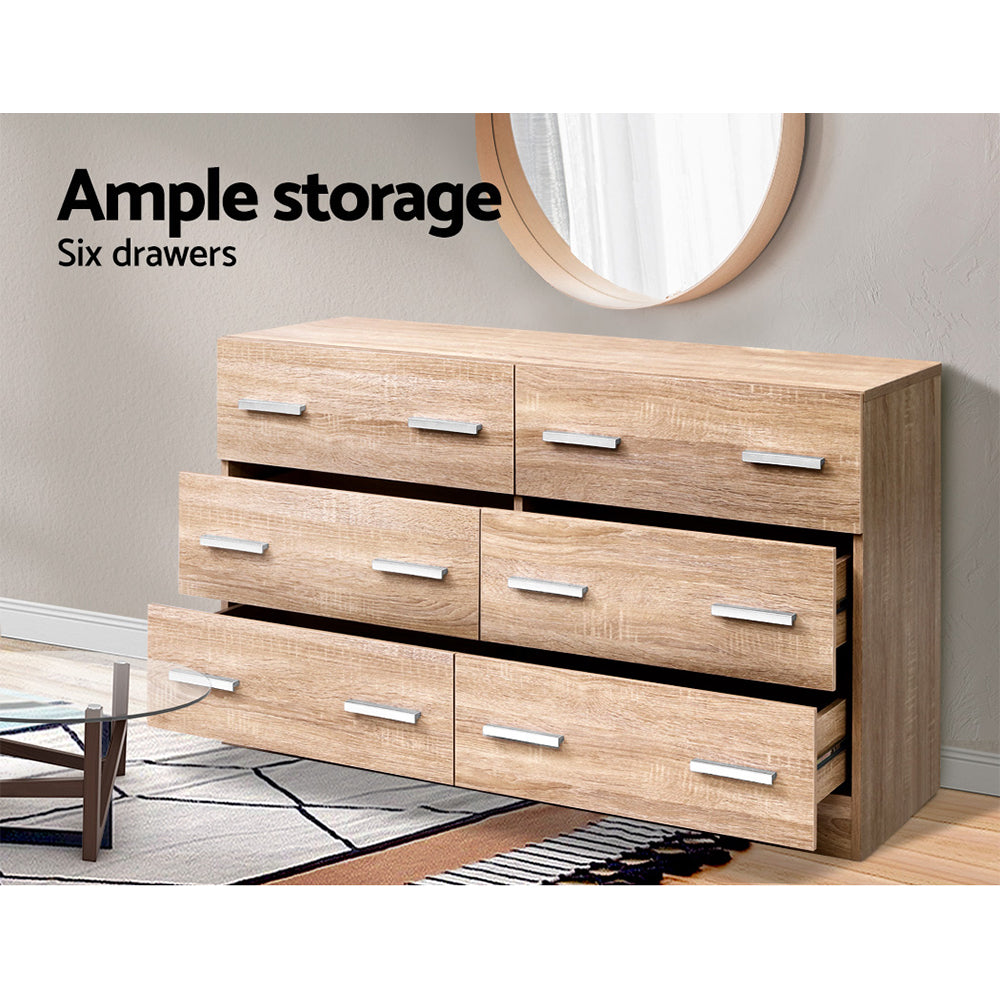 Marlook 6 Chest of Drawers - VEDA Pine