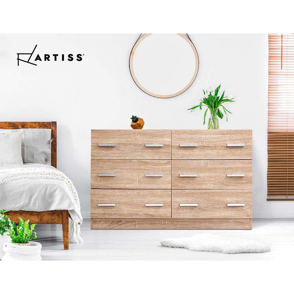 Marlook 6 Chest of Drawers - VEDA Pine