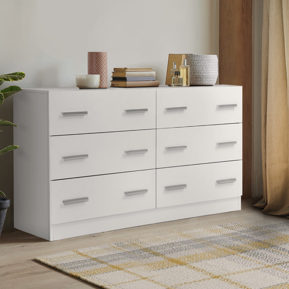 Marlook 6 Chest of Drawers - VEDA White