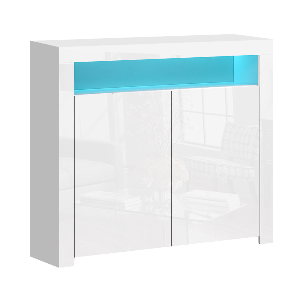Marlook Buffet Sideboard LED - ARNO White