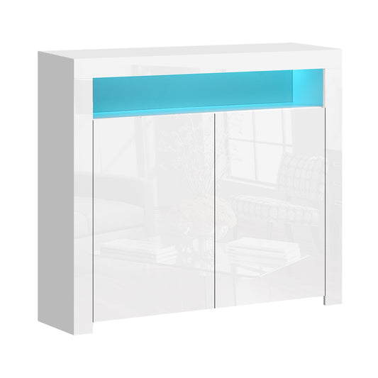 Marlook Buffet Sideboard LED - ARNO White