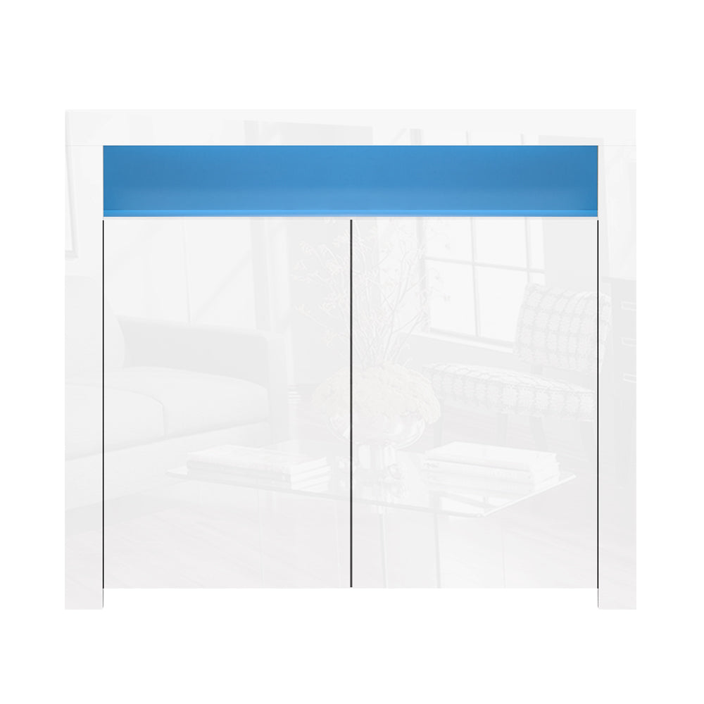 Marlook Buffet Sideboard LED - ARNO White