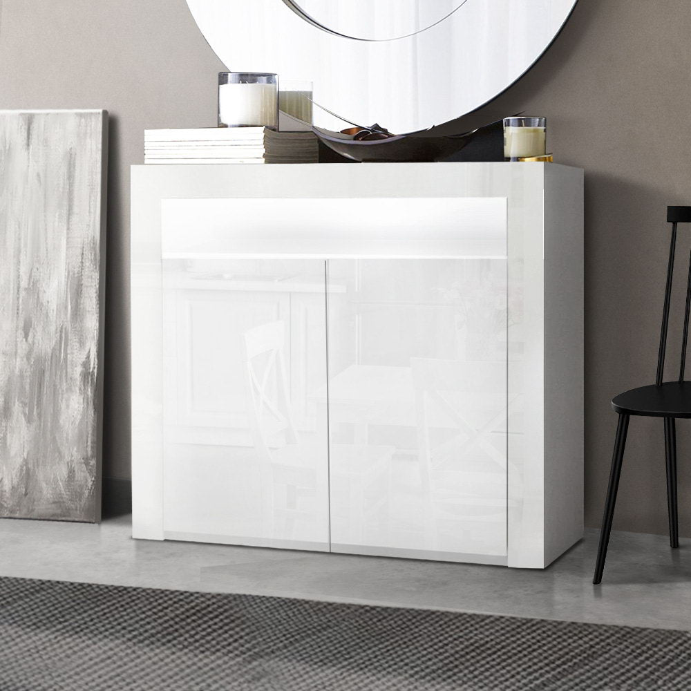 Marlook Buffet Sideboard LED - ARNO White
