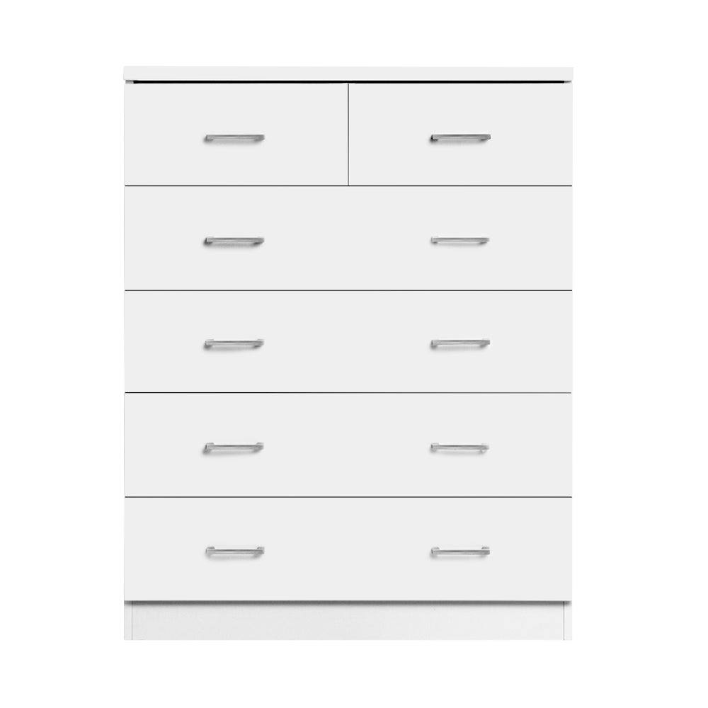 Marlook 6 Chest of Drawers - ANDES White