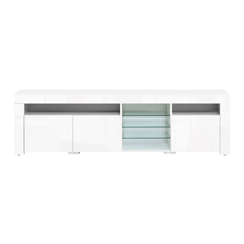 Marlook Entertainment Unit TV Cabinet LED 180cm White Bobi