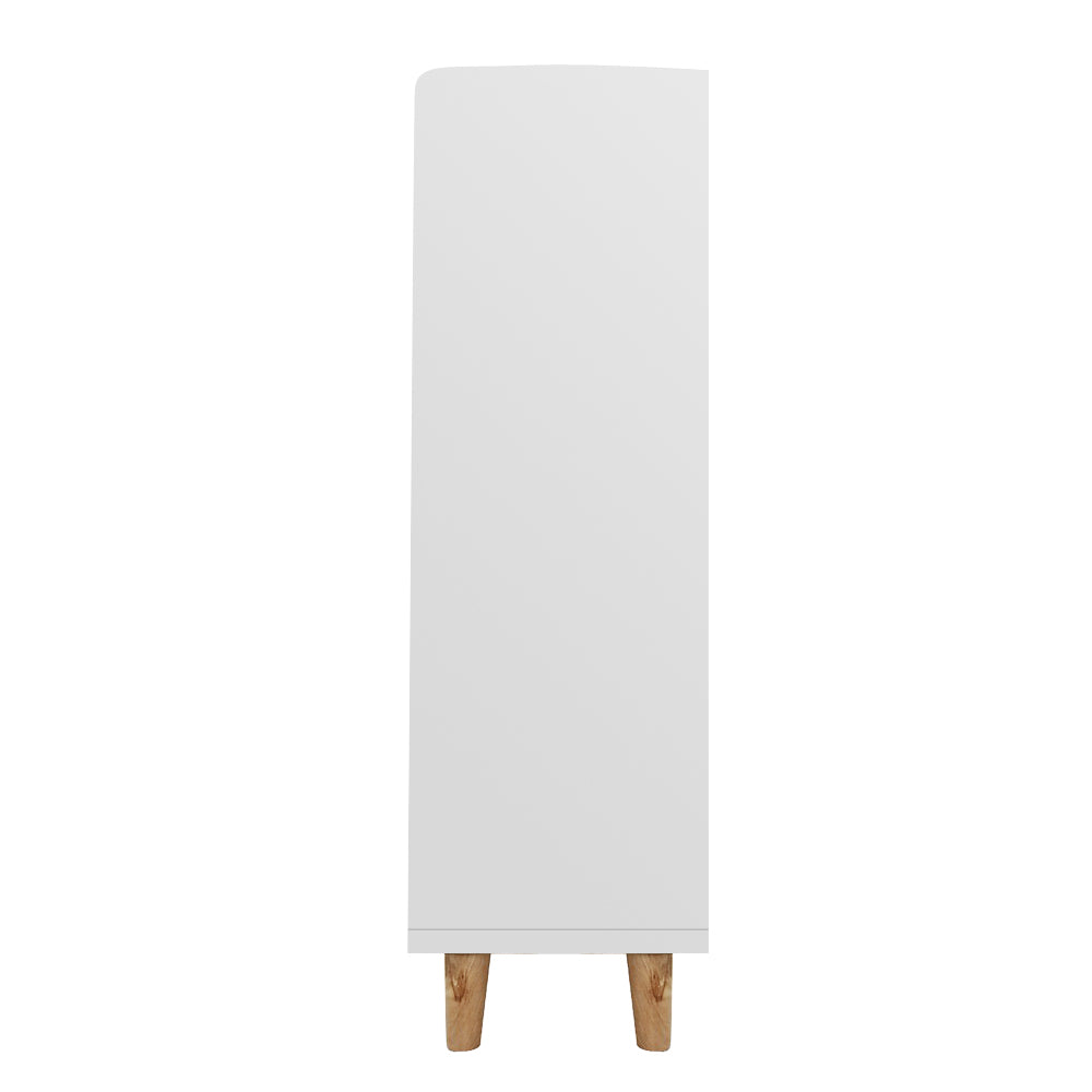 Marlook Shoe Rack Cabinet 26 Pairs Adjustable White Cissy