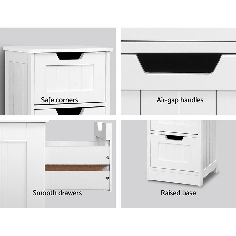 Marlook 4 Chest of Drawers - LEESA White