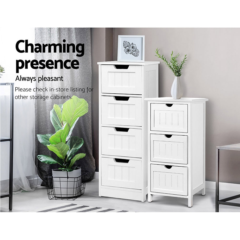 Marlook 4 Chest of Drawers - LEESA White