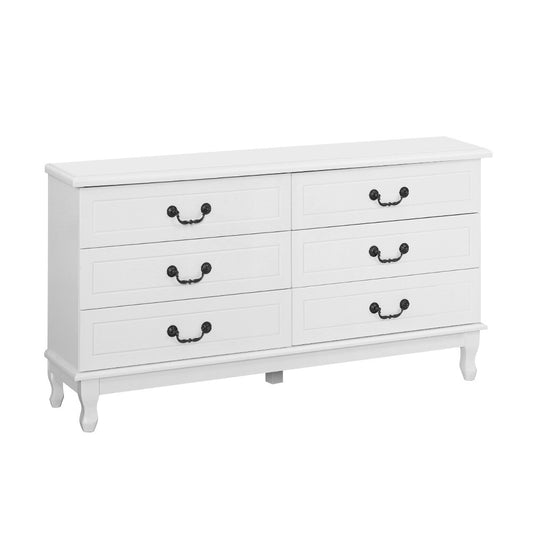Marlook 6 Chest of Drawers - KUBI White