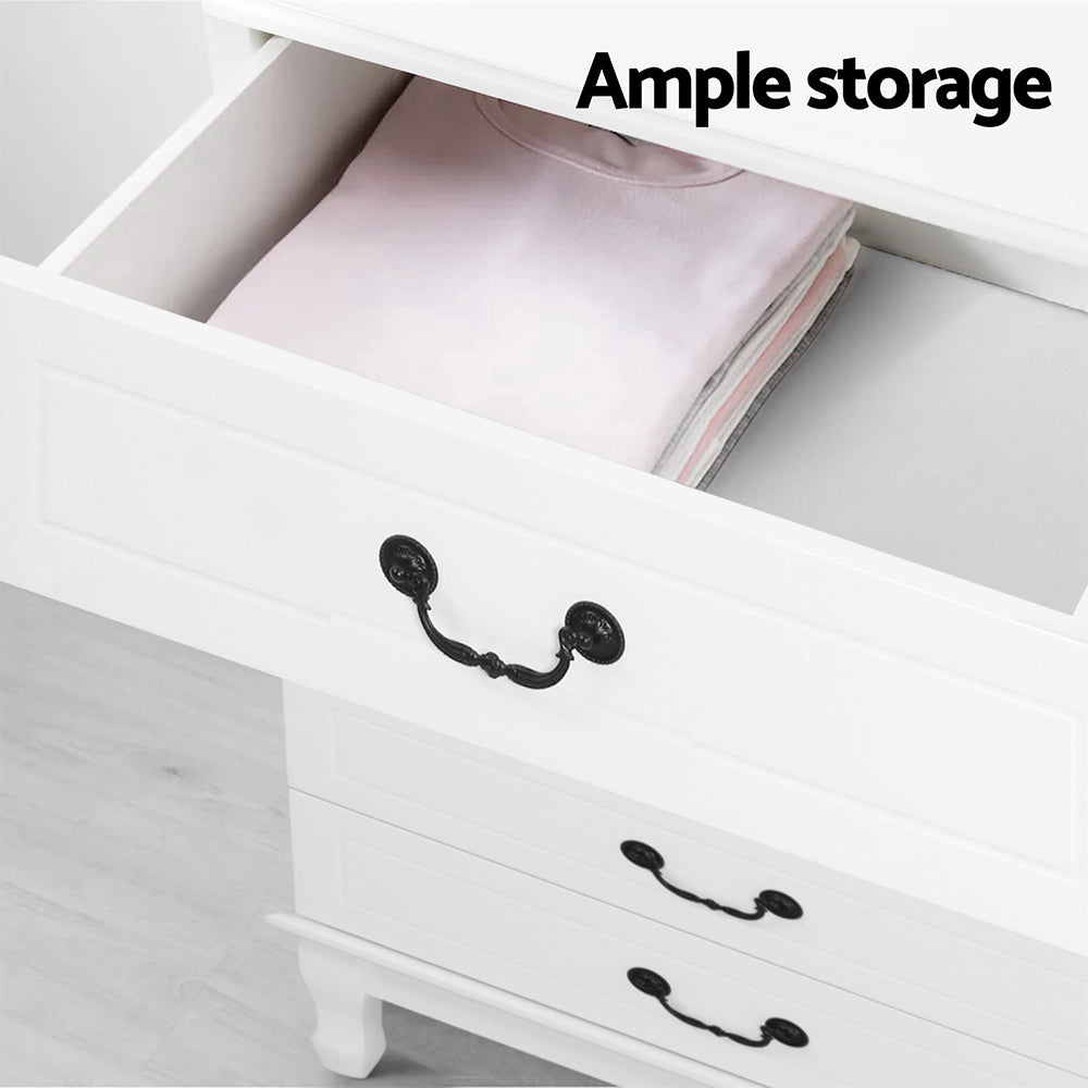 Marlook 6 Chest of Drawers - KUBI White
