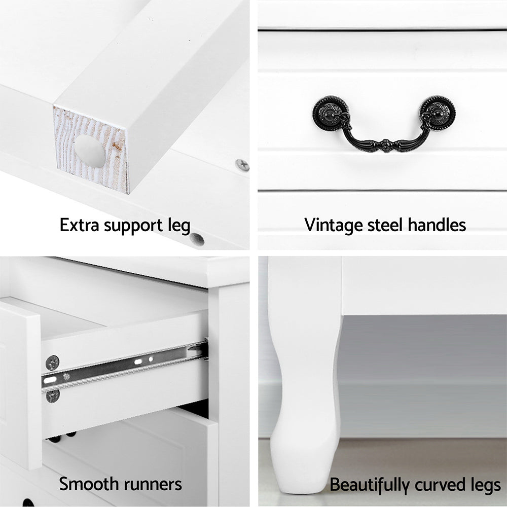 Marlook 6 Chest of Drawers - KUBI White