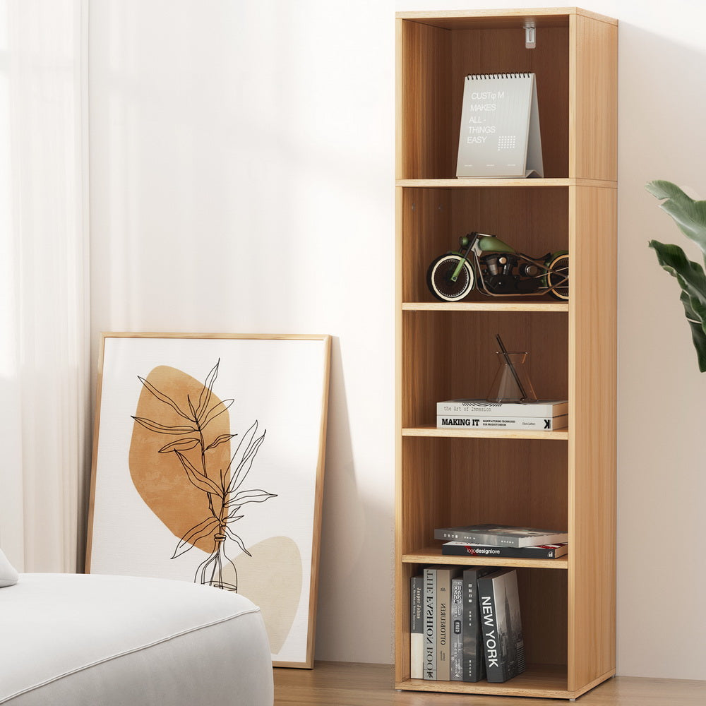Marlook Bookshelf 5 Tiers MILO Pine