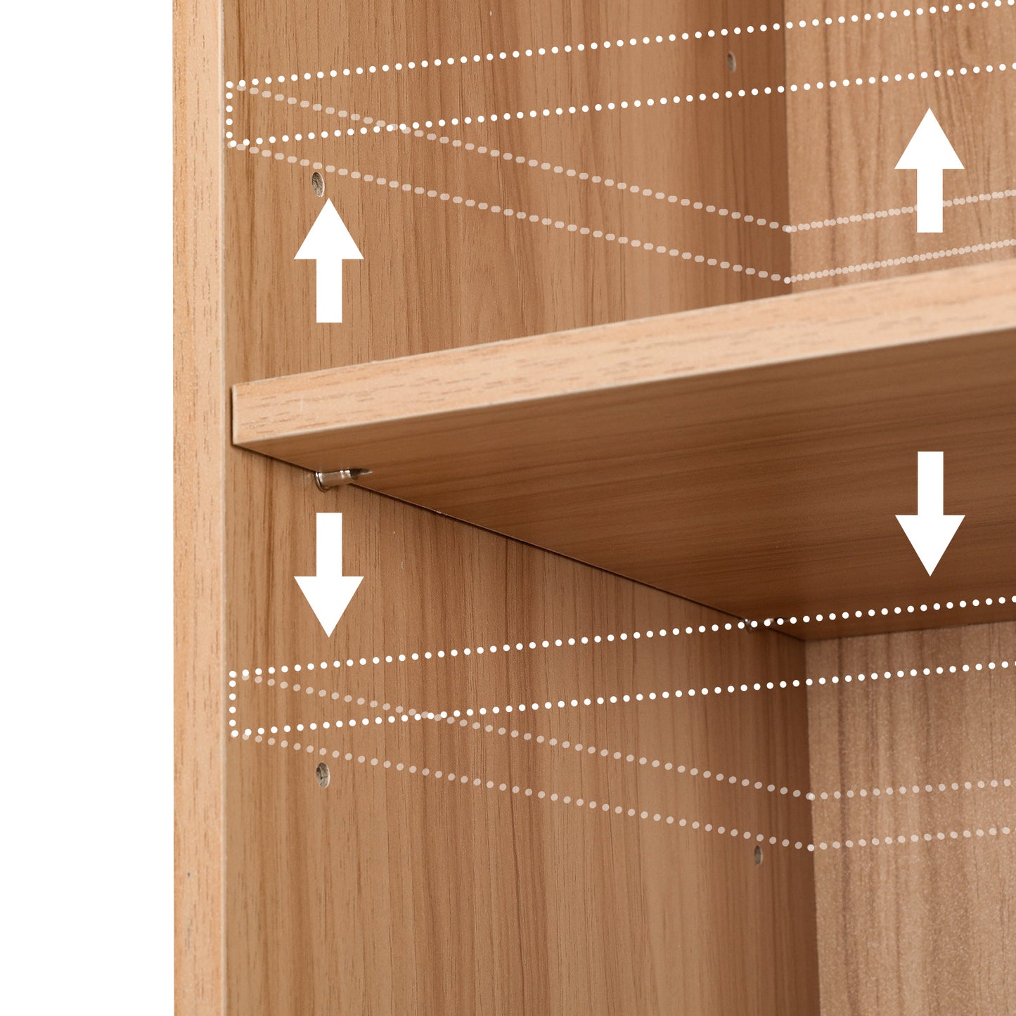 Marlook Bookshelf 7 Tiers MILO Pine