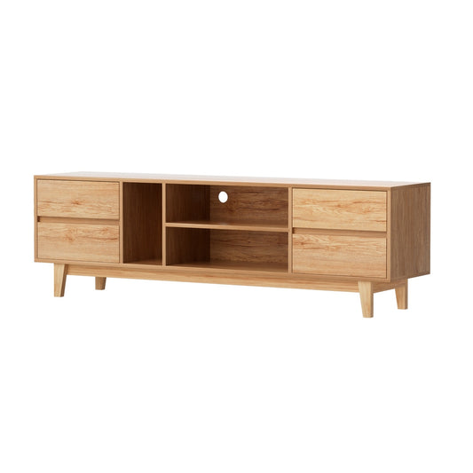 Marlook Entertainment Unit Stand TV Cabinet Storage Drawer Shelf 180cm Wooden