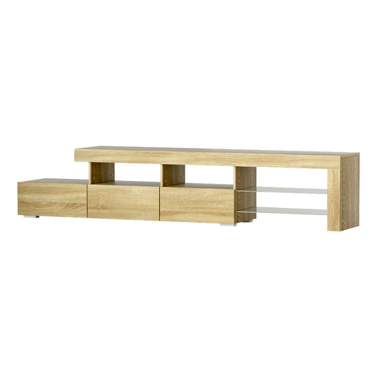 Marlook Entertainment Unit TV Cabinet LED 215cm Pine Caya
