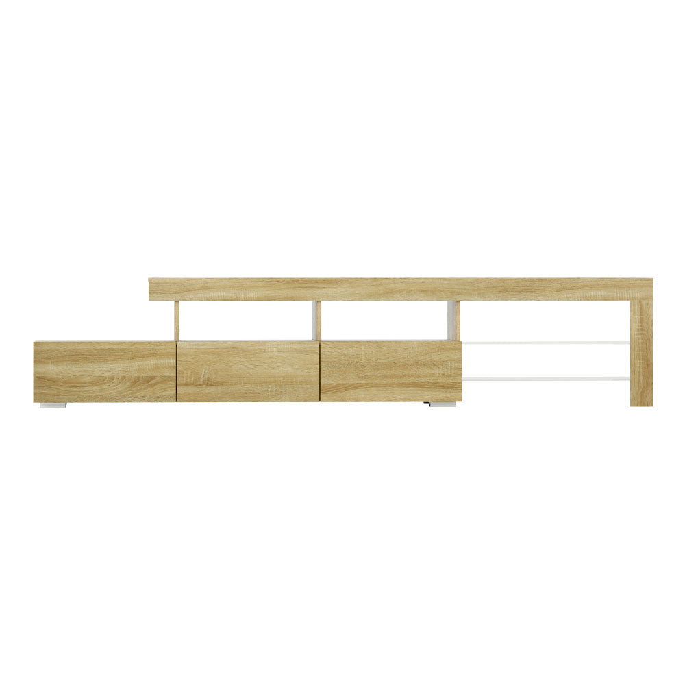 Marlook Entertainment Unit TV Cabinet LED 215cm Pine Caya