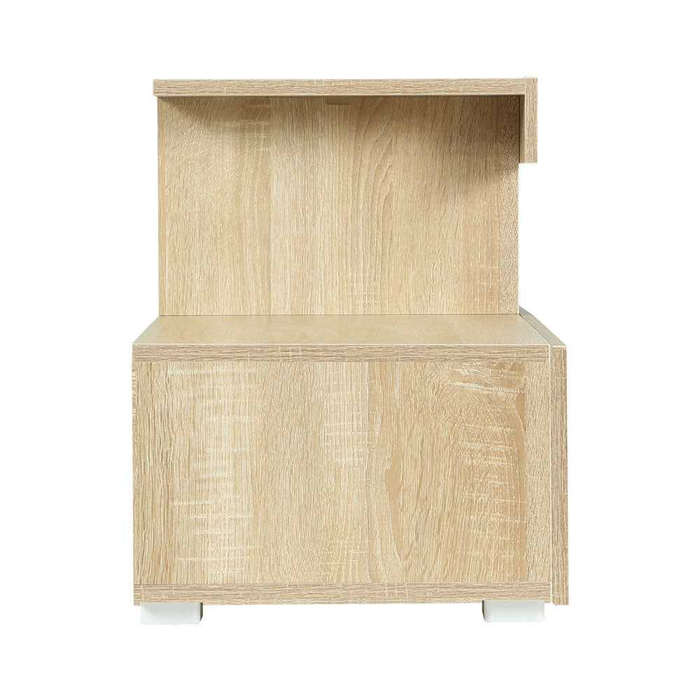 Marlook Entertainment Unit TV Cabinet LED 215cm Pine Caya