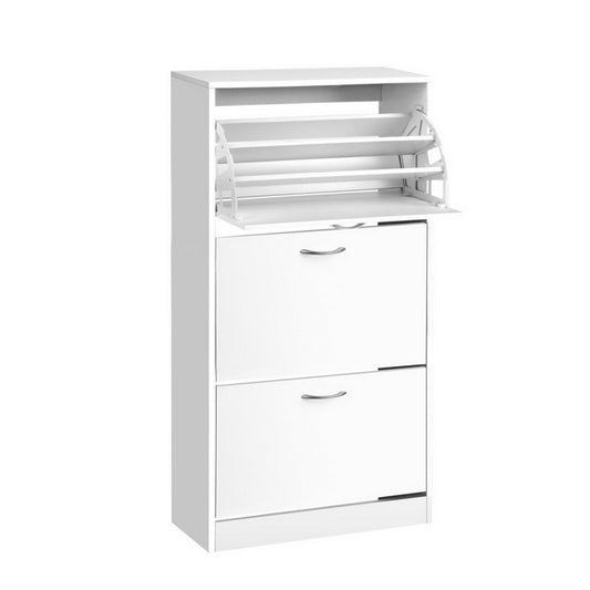 Marlook Shoe Rack Cabinet 36 Pairs Adjustable Shelves Ivy