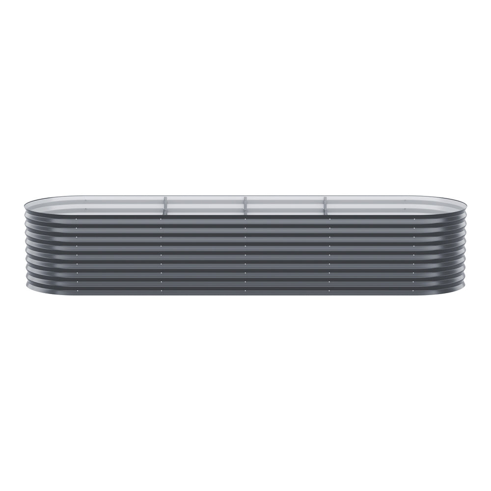 Marlook Garden Bed 320X80X56cm Oval Planter Box