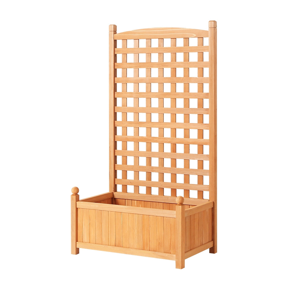 Marlook Garden Bed Wooden 64x35x115cm Planter Raised Box Container Trellis