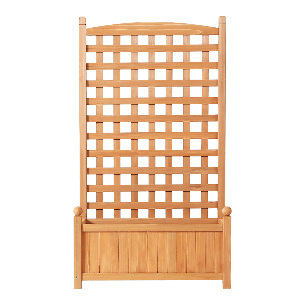 Marlook Garden Bed Wooden 64x35x115cm Planter Raised Box Container Trellis