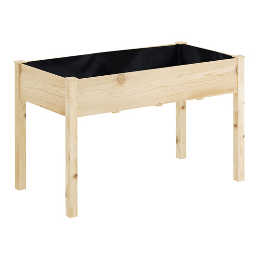 Marlook Garden Bed Elevated 120x60x80cm Wooden Planter Box Raised Container