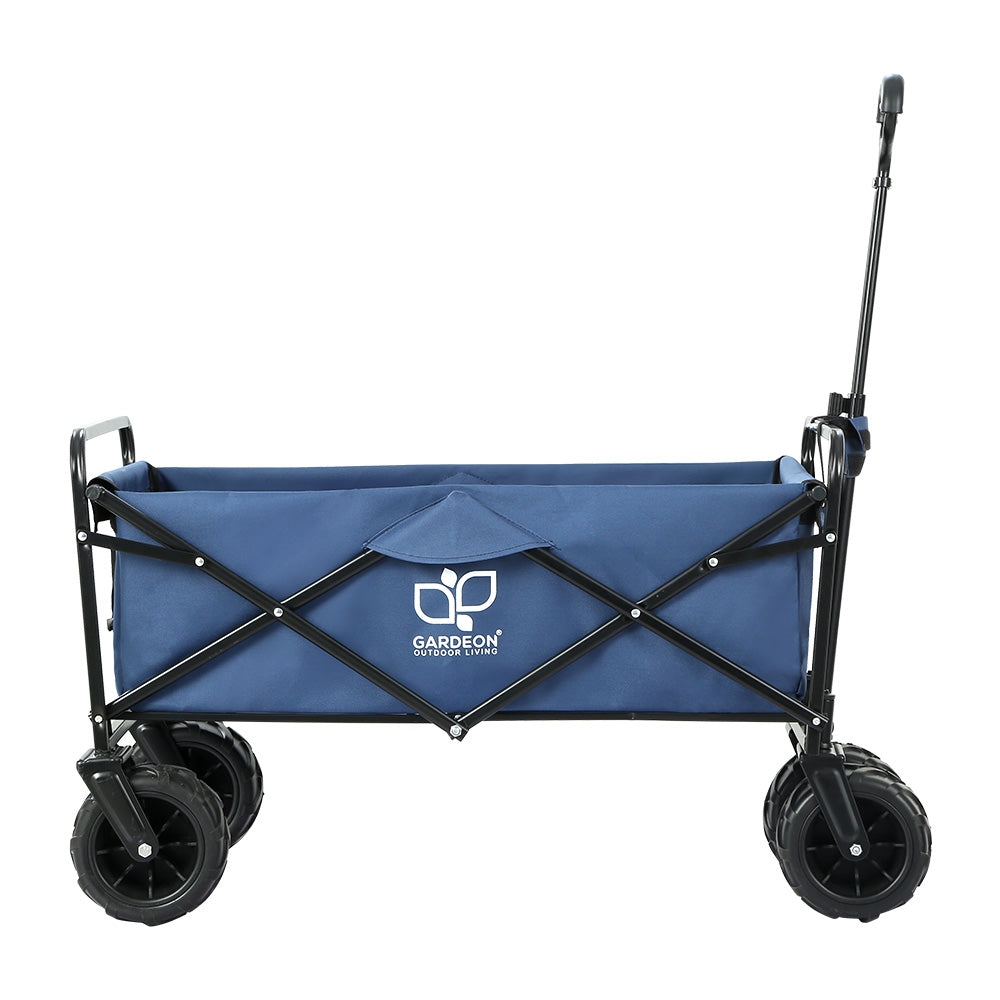 Marlook Garden Cart Folding 120kg Trolley Camping Wagon Barrow Outdoor Beach