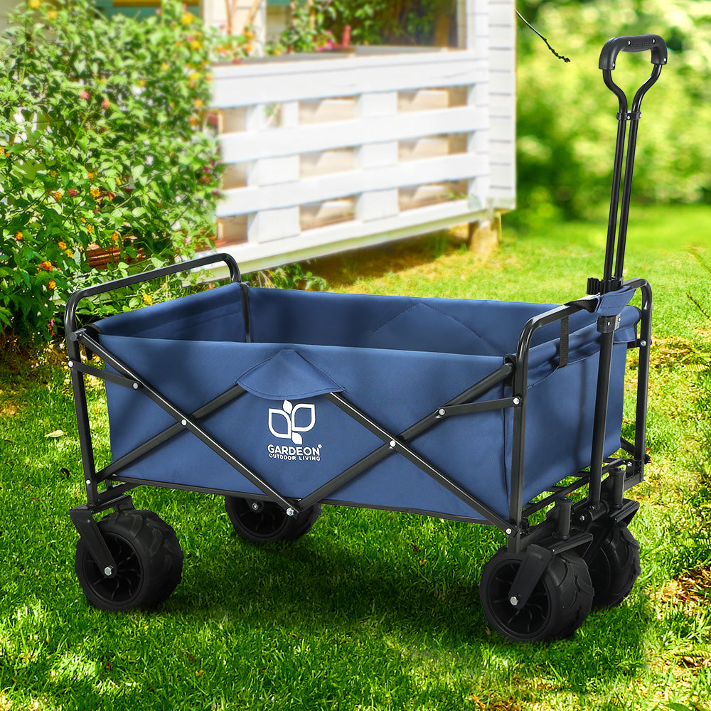 Marlook Garden Cart Folding 120kg Trolley Camping Wagon Barrow Outdoor Beach