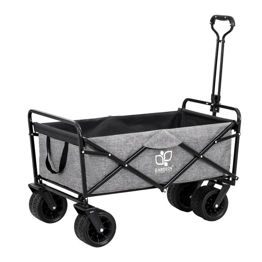 Marlook Garden Cart with Cargo Net Grey
