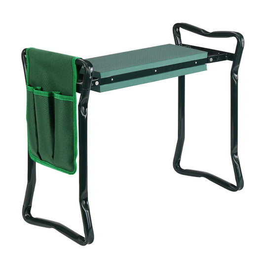 Marlook Garden Kneeler 3-in-1 Padded Seat Stool Outdoor Bench Knee Pad Foldable