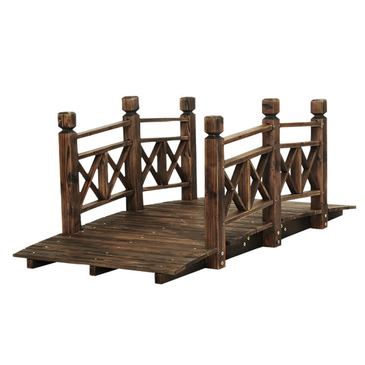 Marlook Garden Decor Outdoor Ornament Wooden Bridge 150cm