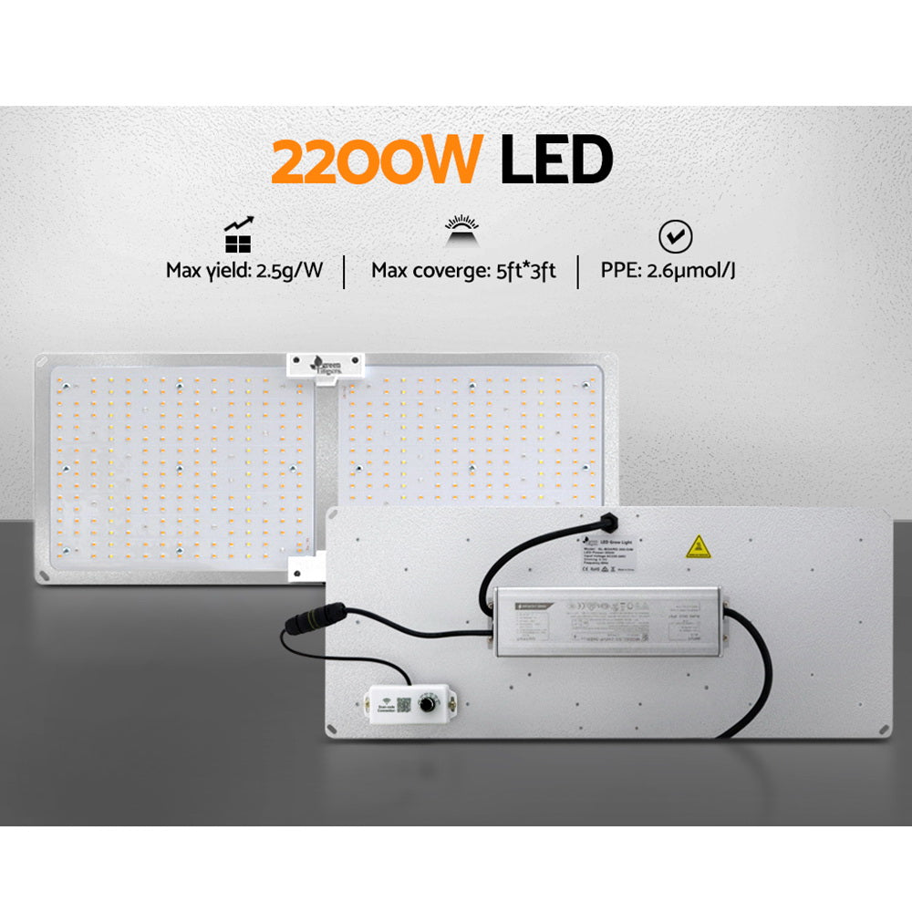 Marlook Max 2200W Grow Light LED Full Spectrum Indoor Plant All Stage Growth