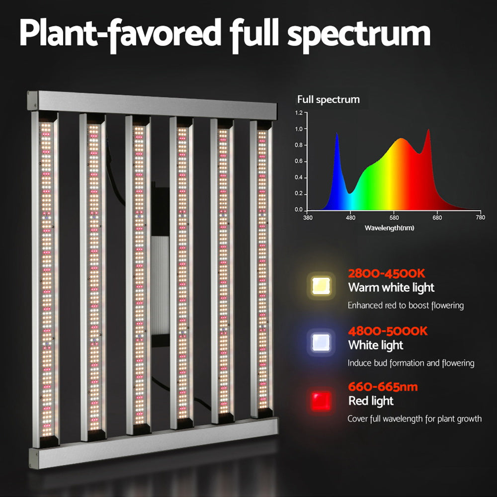Marlook Max 4800W Grow Light LED Full Spectrum Indoor Plant All Stage Growth