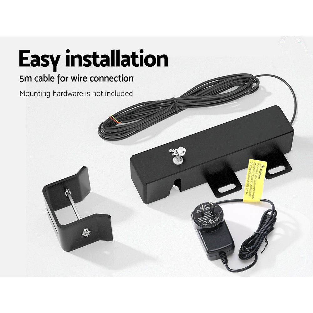 Marlook Automatic Electric Gate Lock for DC 24V Swing Gate Opener Gate Lock