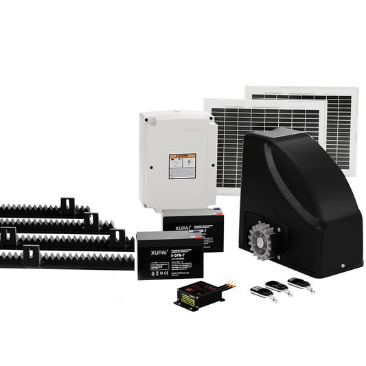Marlook Automatic Sliding Gate Opener Kit 20W Solar Electric 4M 600KG