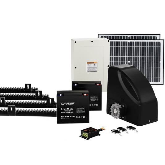 Marlook Automatic Sliding Gate Opener Kit 40W Full Solar Electric 4M 600KG