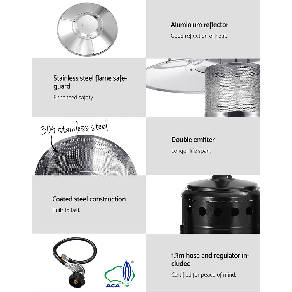 Marlook Outdoor Gas Patio Heater