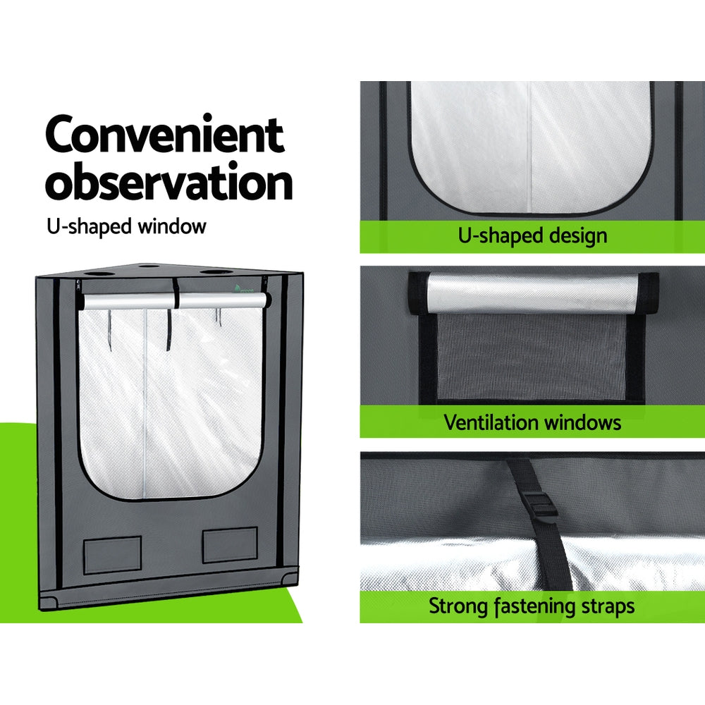 Marlook Grow Tent Kits Hydroponics Kit Indoor Grow System 142X100X180CM