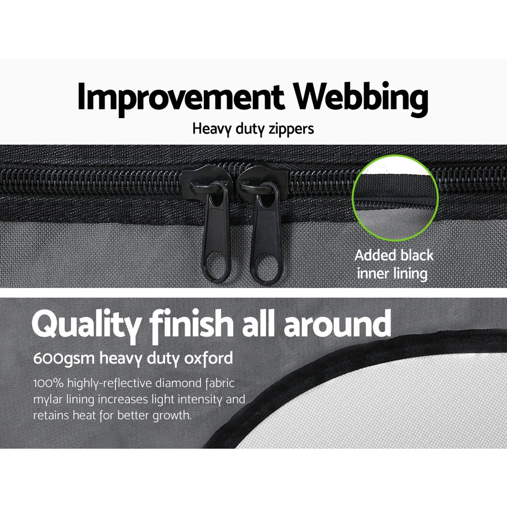 Marlook Grow Tent Kits Hydroponics Kit Indoor Grow System 142X100X180CM