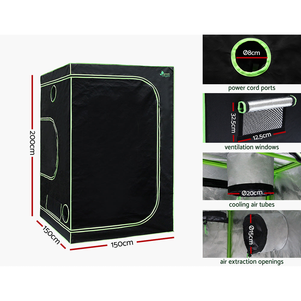 Marlook Grow Tent Light Kit 150x150x200CM 4500W LED Full Spectrum