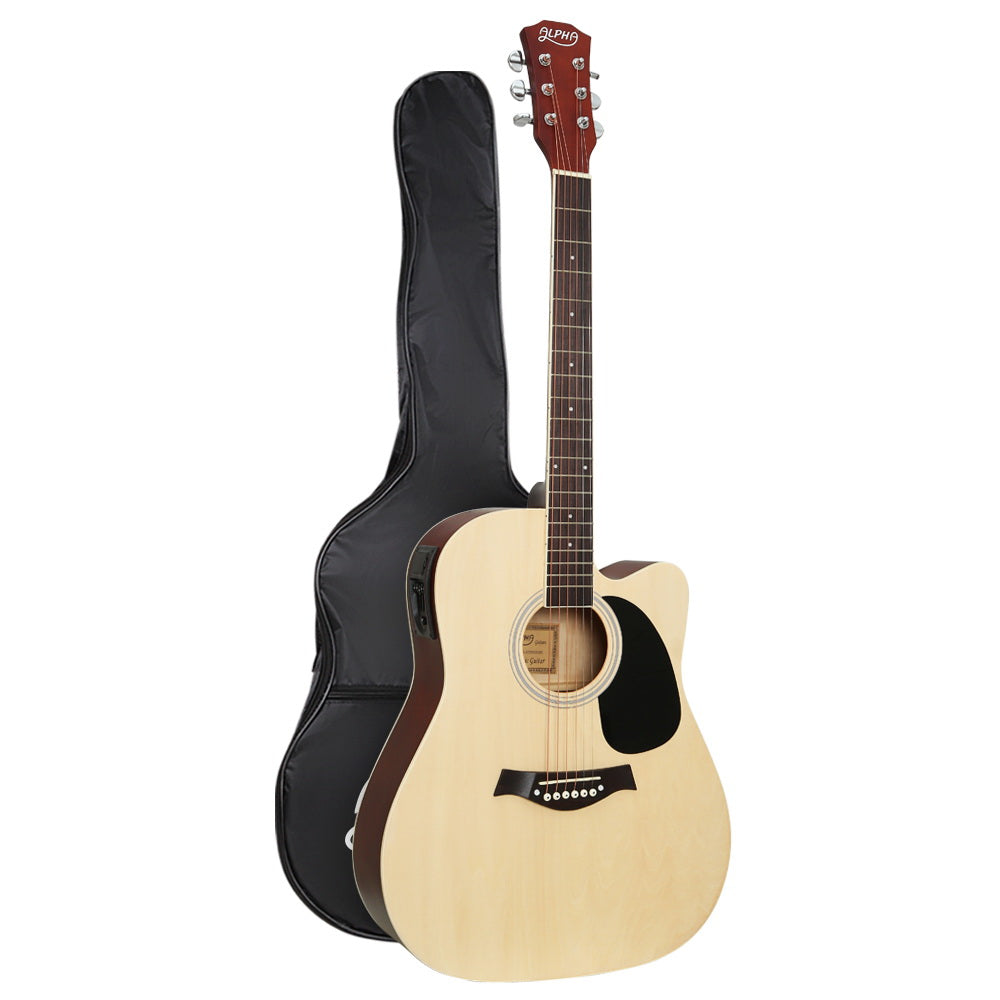 Marlook 41 Inch Acoustic Guitar Equaliser Electric Output Jack Cutaway Wood
