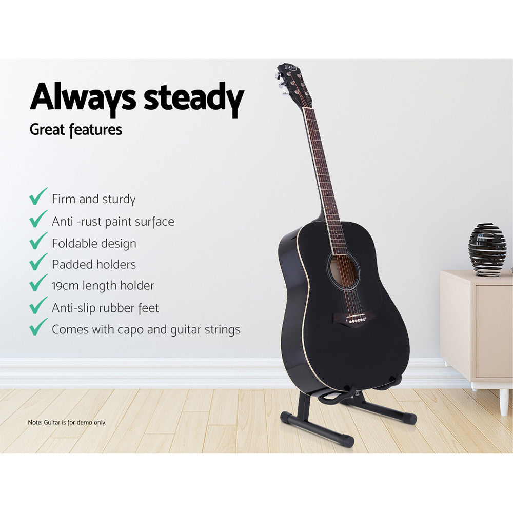 Marlook Guitar Stand Folding Portable Floor Rack Holder