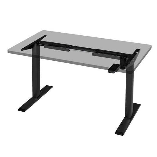 Marlook Electric Standing Desk Frame Only Height Adjustable 70KG Load Black