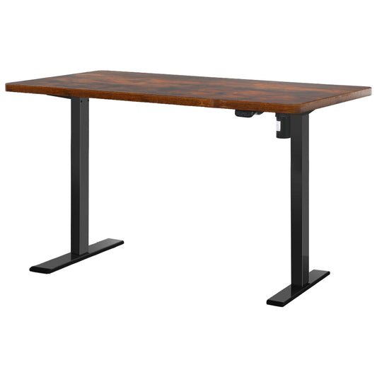 Marlook Standing Desk Motorised Rustic Brown 140CM