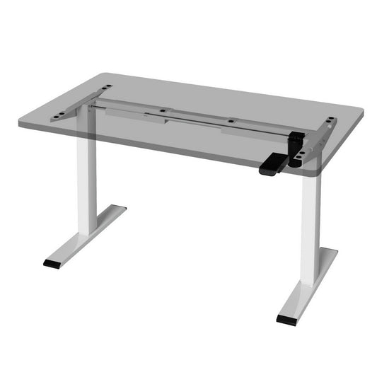 Marlook Electric Standing Desk Frame Only Height Adjustable 70KG Load White