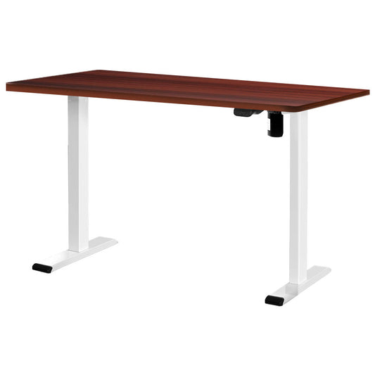 Marlook Standing Desk Motorised Sit Stand Desks Walnut 140CM
