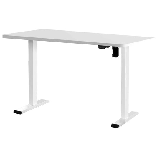 Marlook Standing Desk Motorised Sit Stand Desks White 140CM